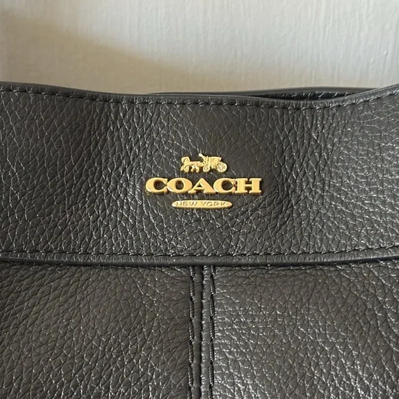 Coach Black Pebbled Leather Shoulder Bag L1781-F23537 - Picture 4 of 10